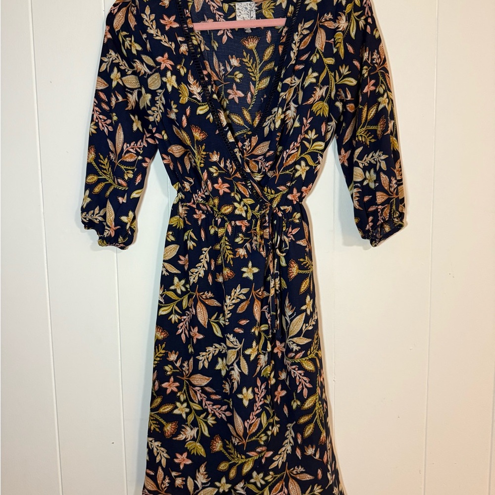 Floral Wrap Dress